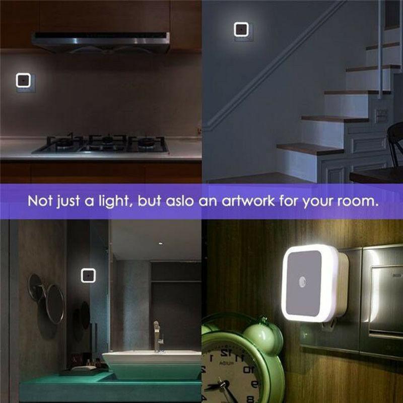 Wireless LED Night Light Sensor Lighting | Mini EU US Plug Nightlights Lamp | Children Room Bedroom Decoration Lights